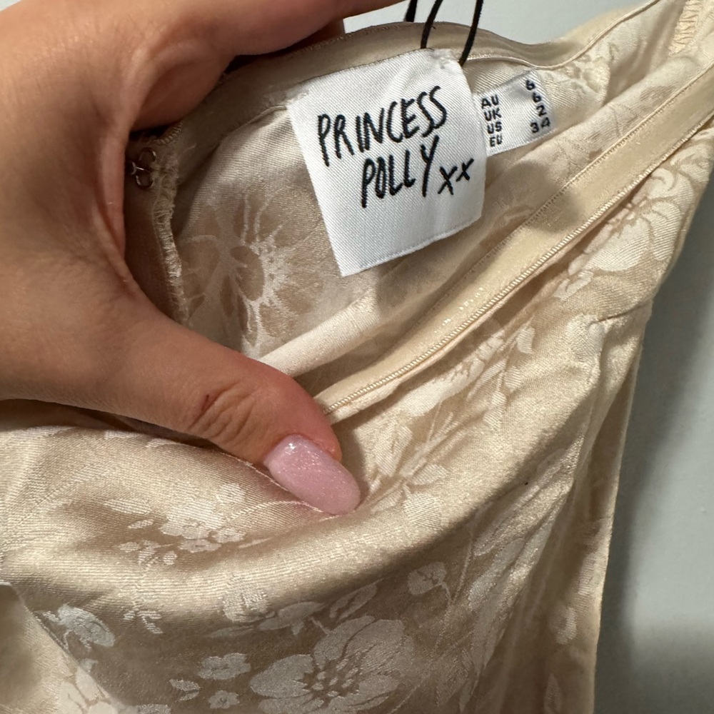 Princess Polly Beige Floral Dress